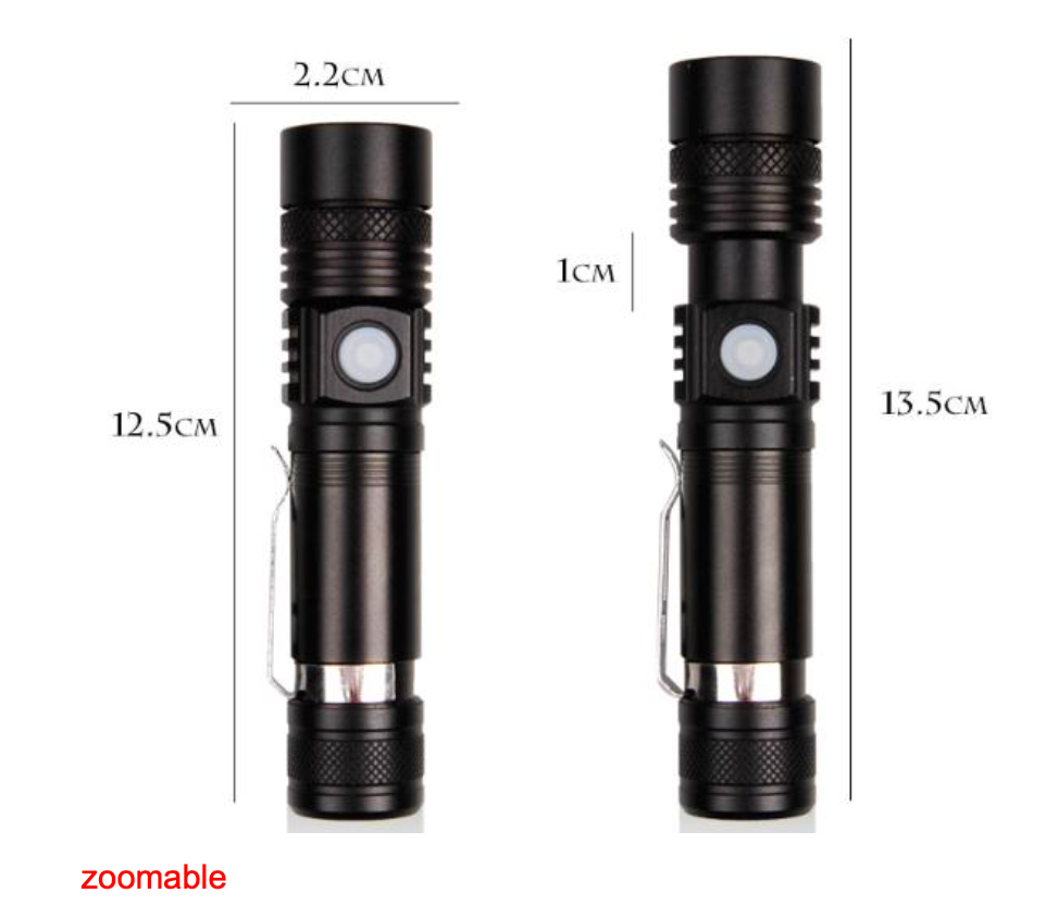 Tactical Mini Flashlight (4.9inches)